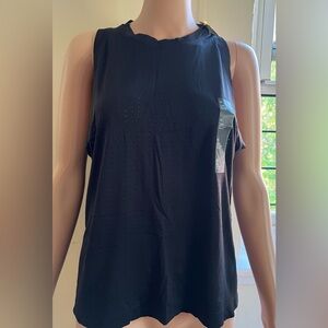 All in Motion Black Muscle Tee